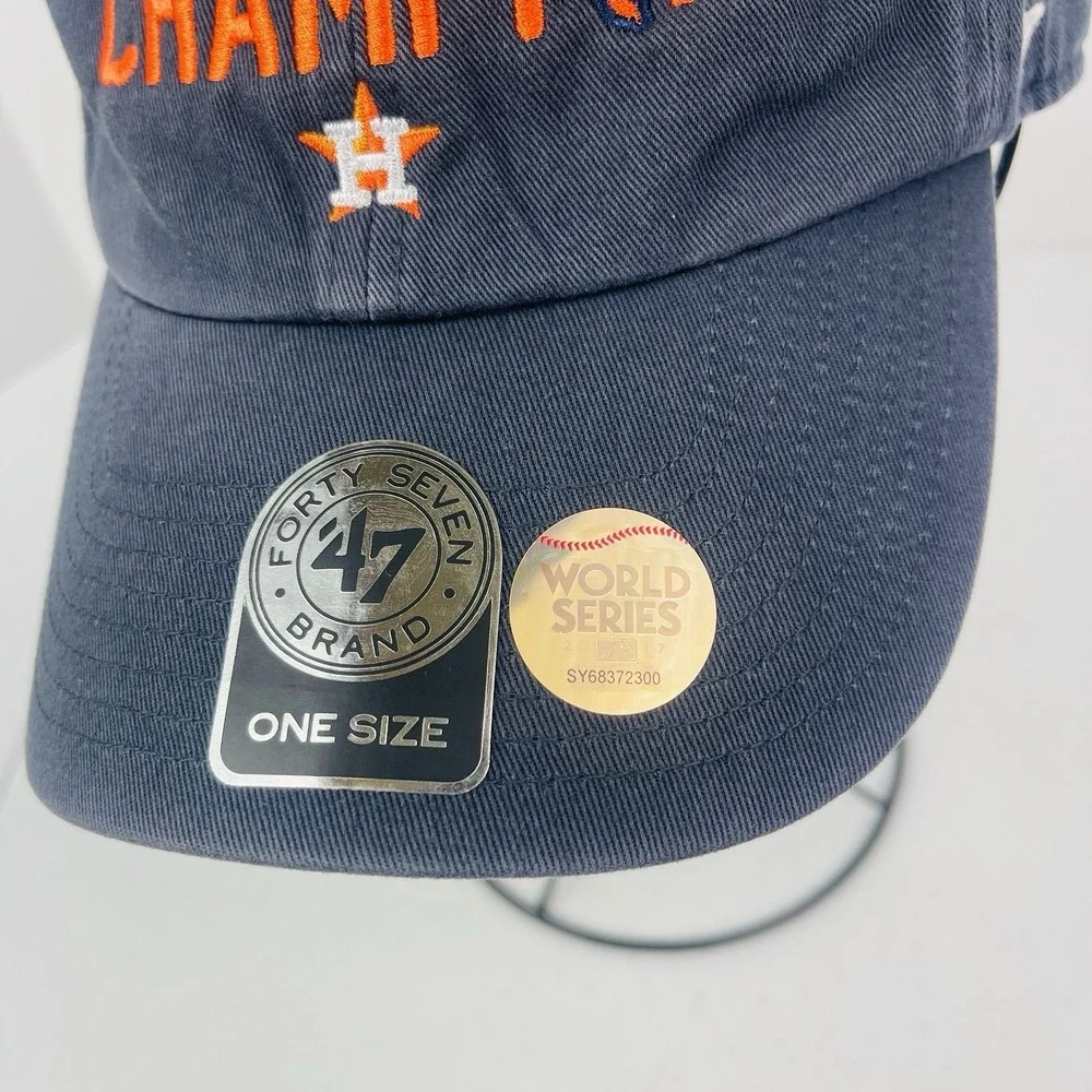 Houston Astros We Have a Champion World Series‎ Baseball Embroidered Cap Hat